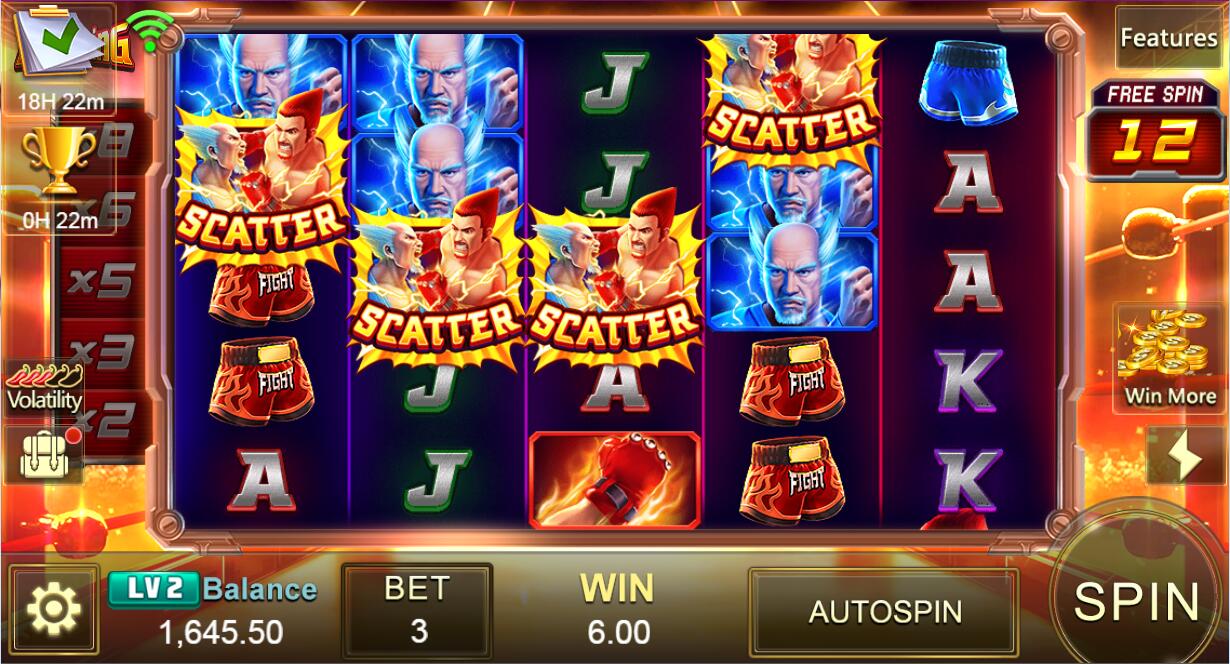 ฟีเจอร์สำคัญในเกม JILI เช่น ฟรีสปิน ตัวคูณ และคอมโบต่อเนื่อง